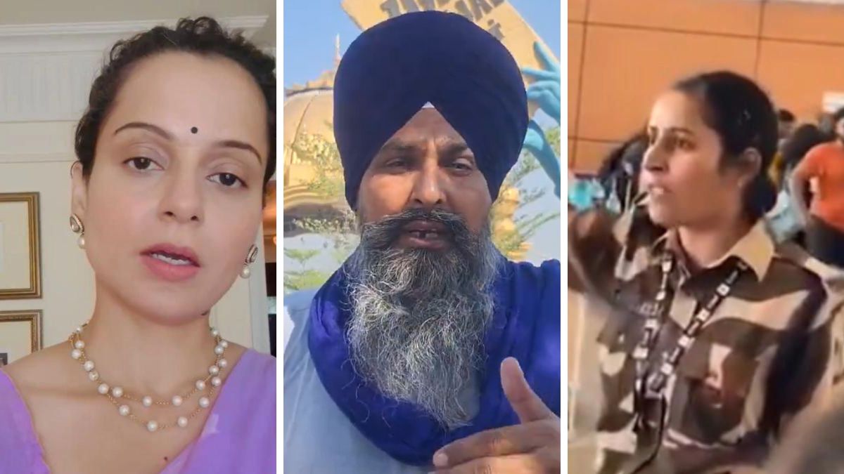 Kangana Ranaut Slap Row Farmer Leader Voices Support For Accused Cisf